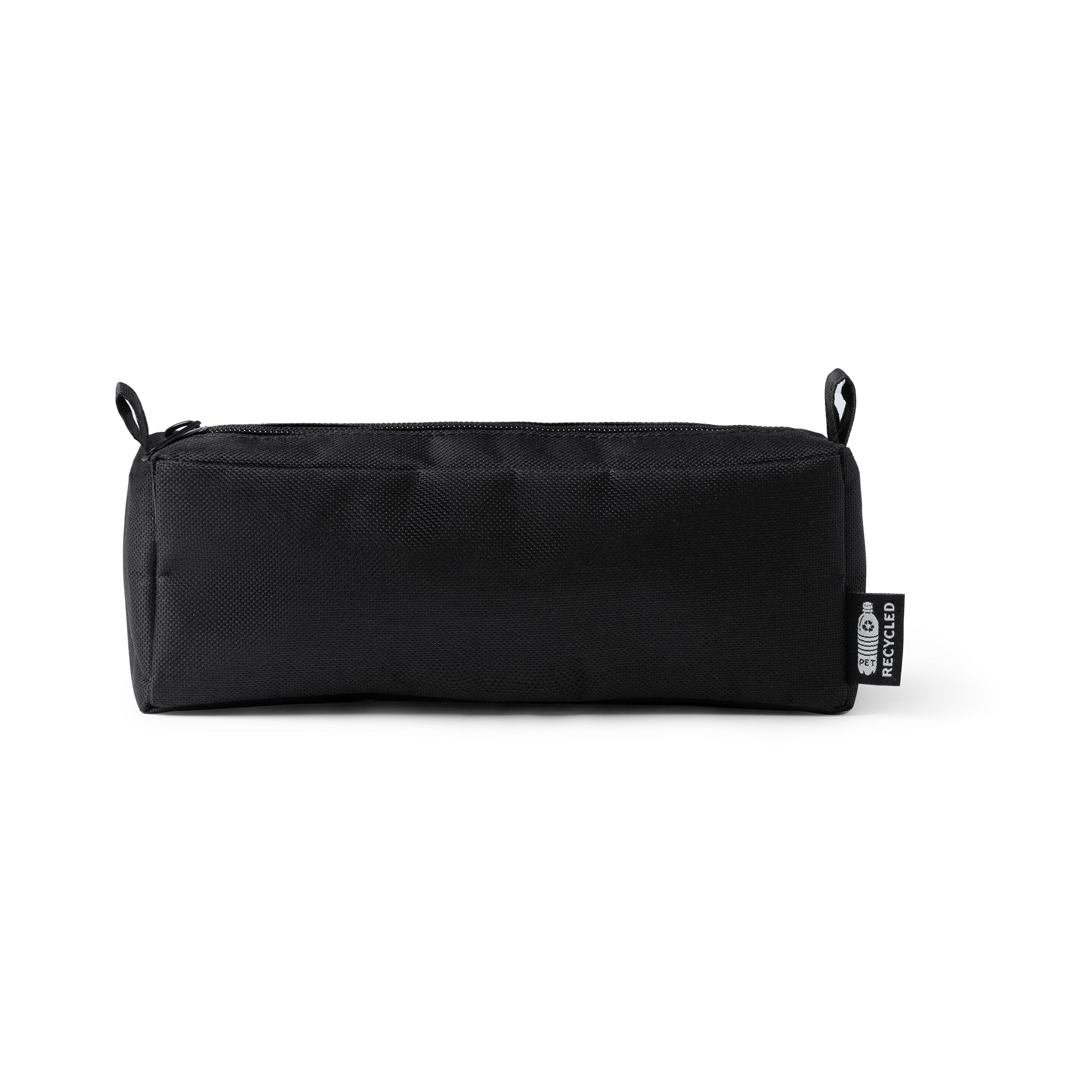 Black Recycled material pencil case.