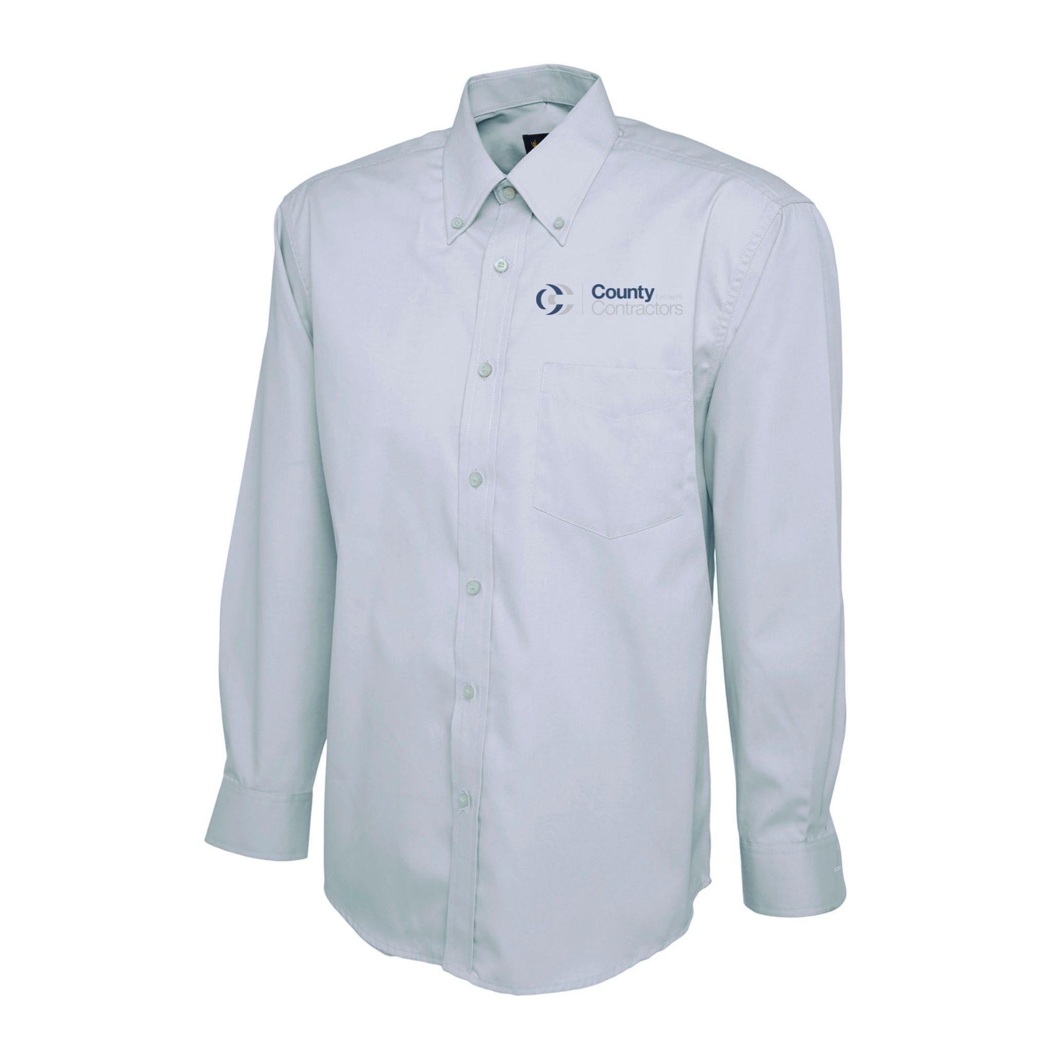 County Contractors Long Sleeved Oxford Shirt
