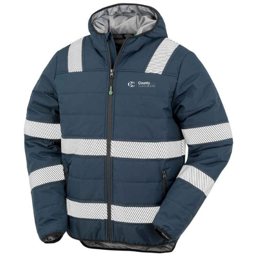 County Contractors Padded Safety Jacket