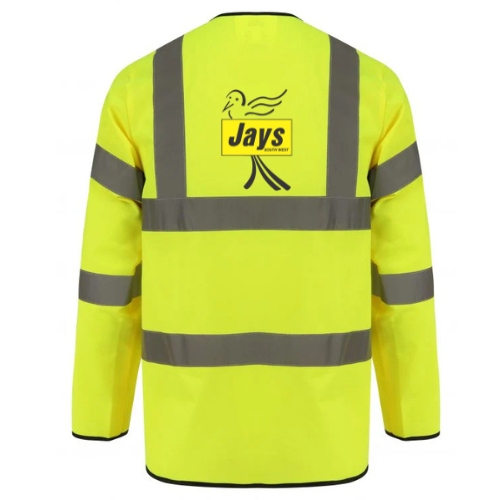 Jays Long Sleeved Hi Viz Waistcoat