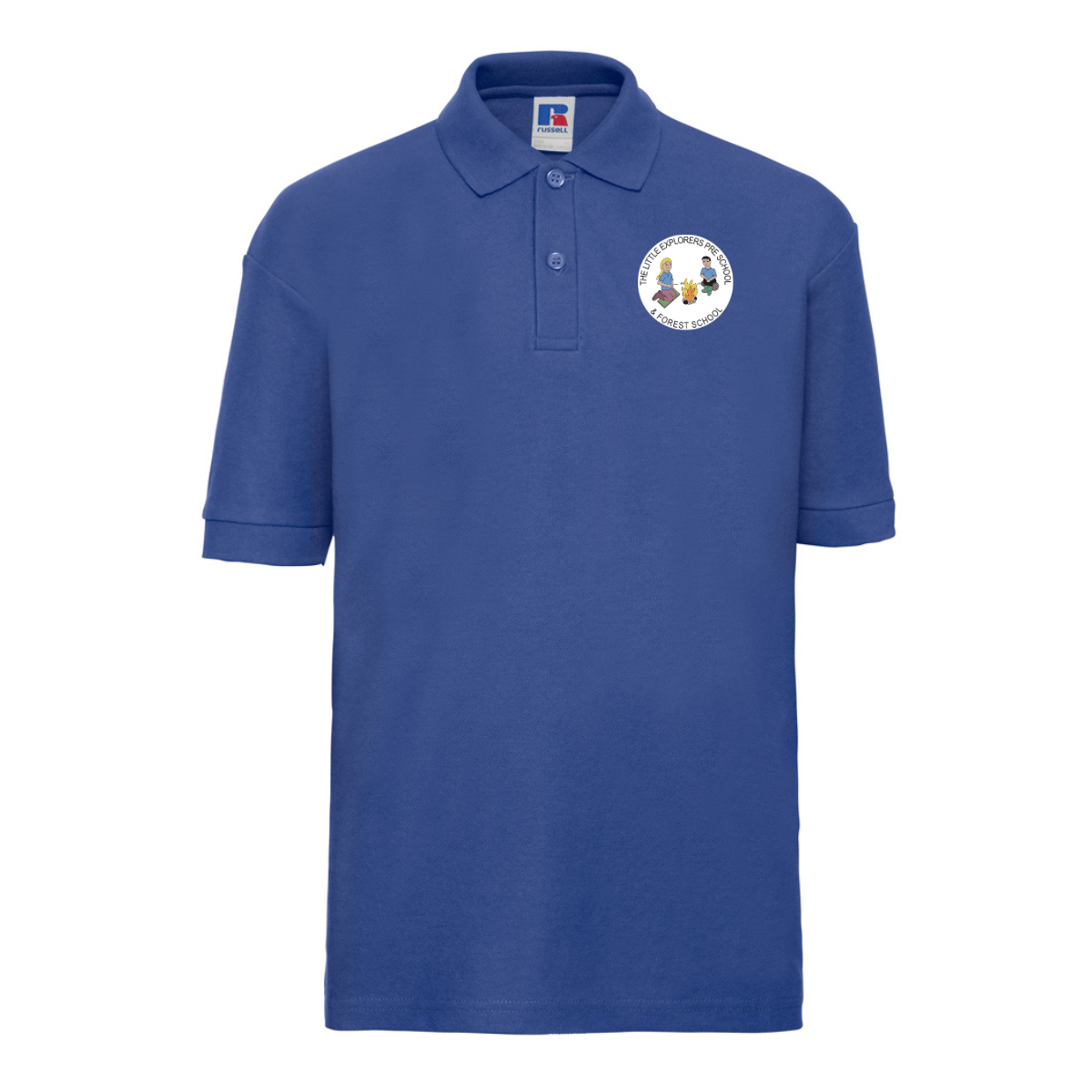 Little Explorers Polo Shirt Royal Blue
