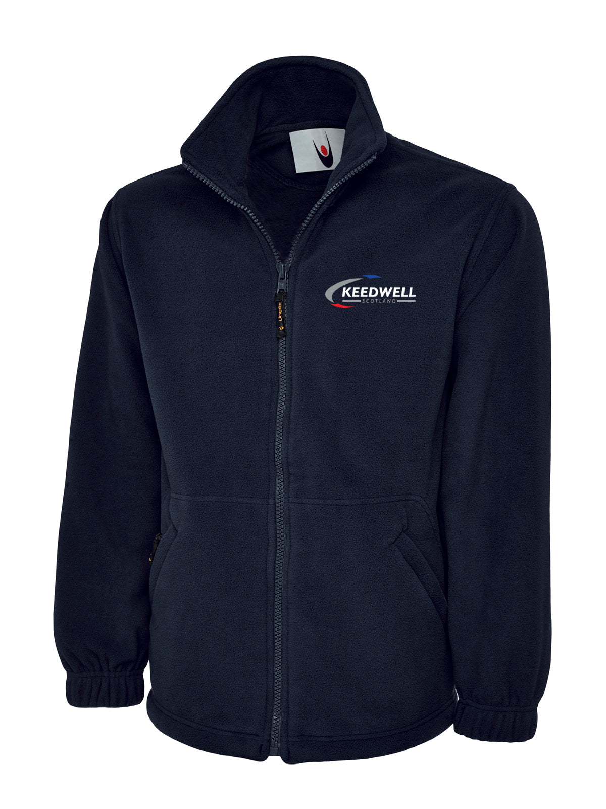 Keedwell Scotland Full Zip Fleece Jacket - Navy