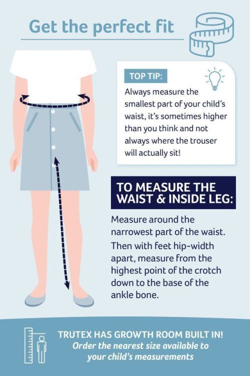 Trutex Girls Slim Leg Trouser Black