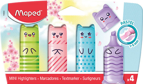 Maped Pastel Mini Highlighters