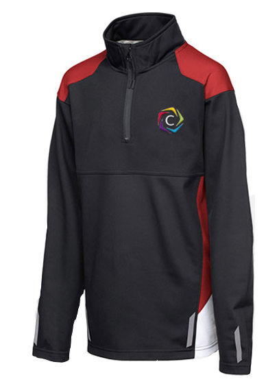 New Churchill 1/4 Zip Tudor House Red