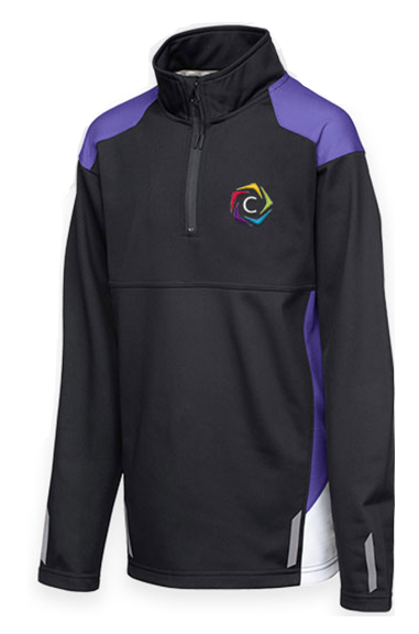 New Churchill 1/4 Zip Lancaster House Purple