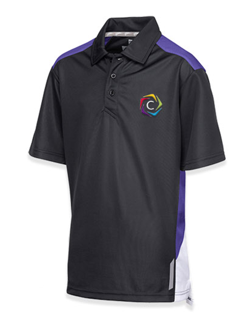 New Churchill Unisex PE Polo Shirt Lancaster House Purple