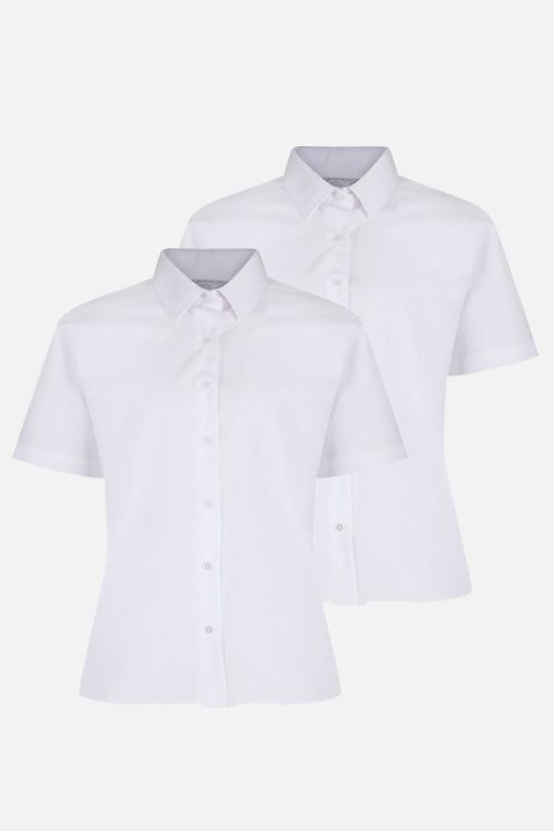 Trutex Easycare White Blouse - Short Sleeve