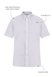 Trutex Boys Short Sleeve Slim Fit Easy Care Shirts - Twin pack