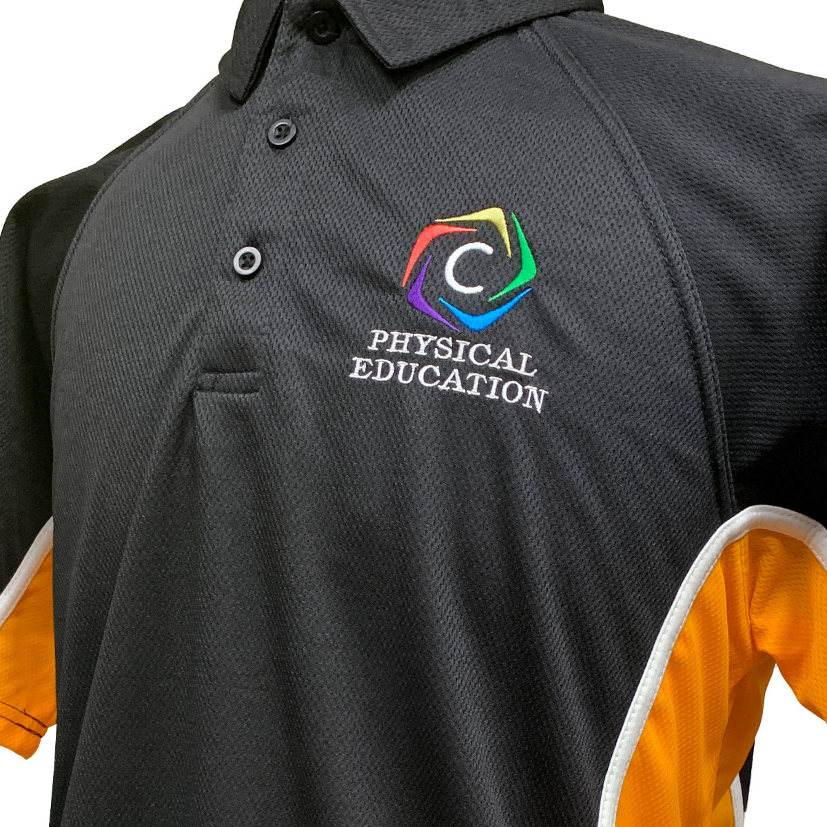 Churchill Boys PE Polo Shirt Hanover House Yellow