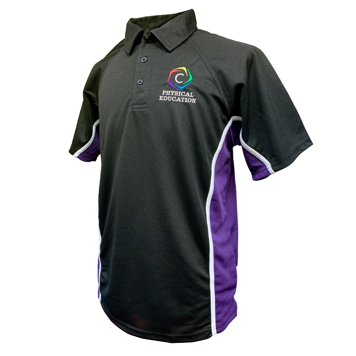 Churchill Boys PE Polo Shirt Lancaster House Purple