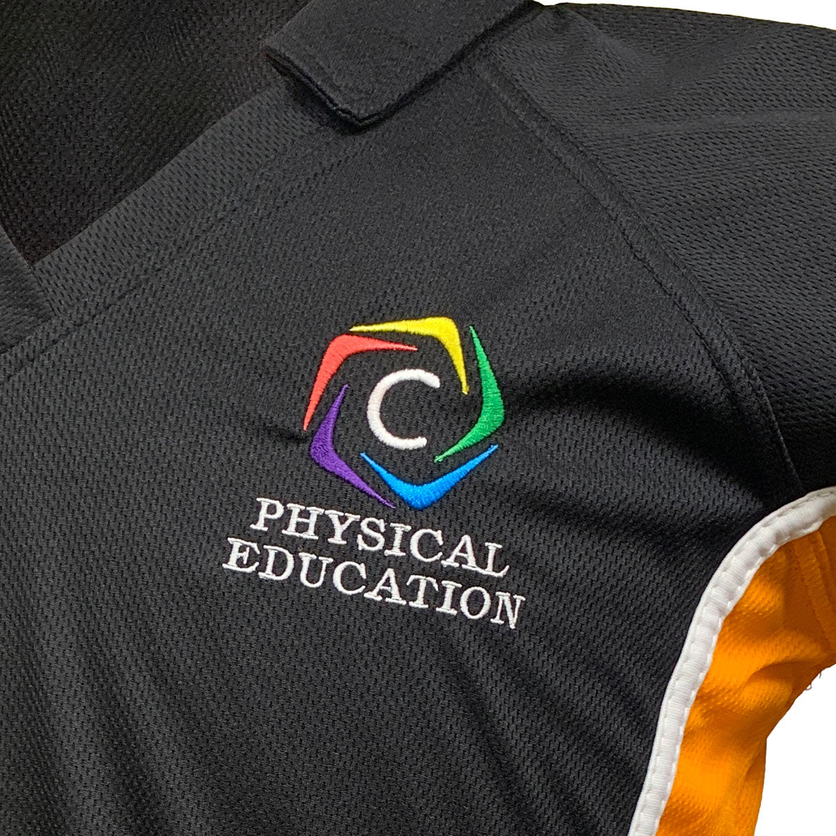 Churchill Girls PE Polo Shirt Hanover House Yellow