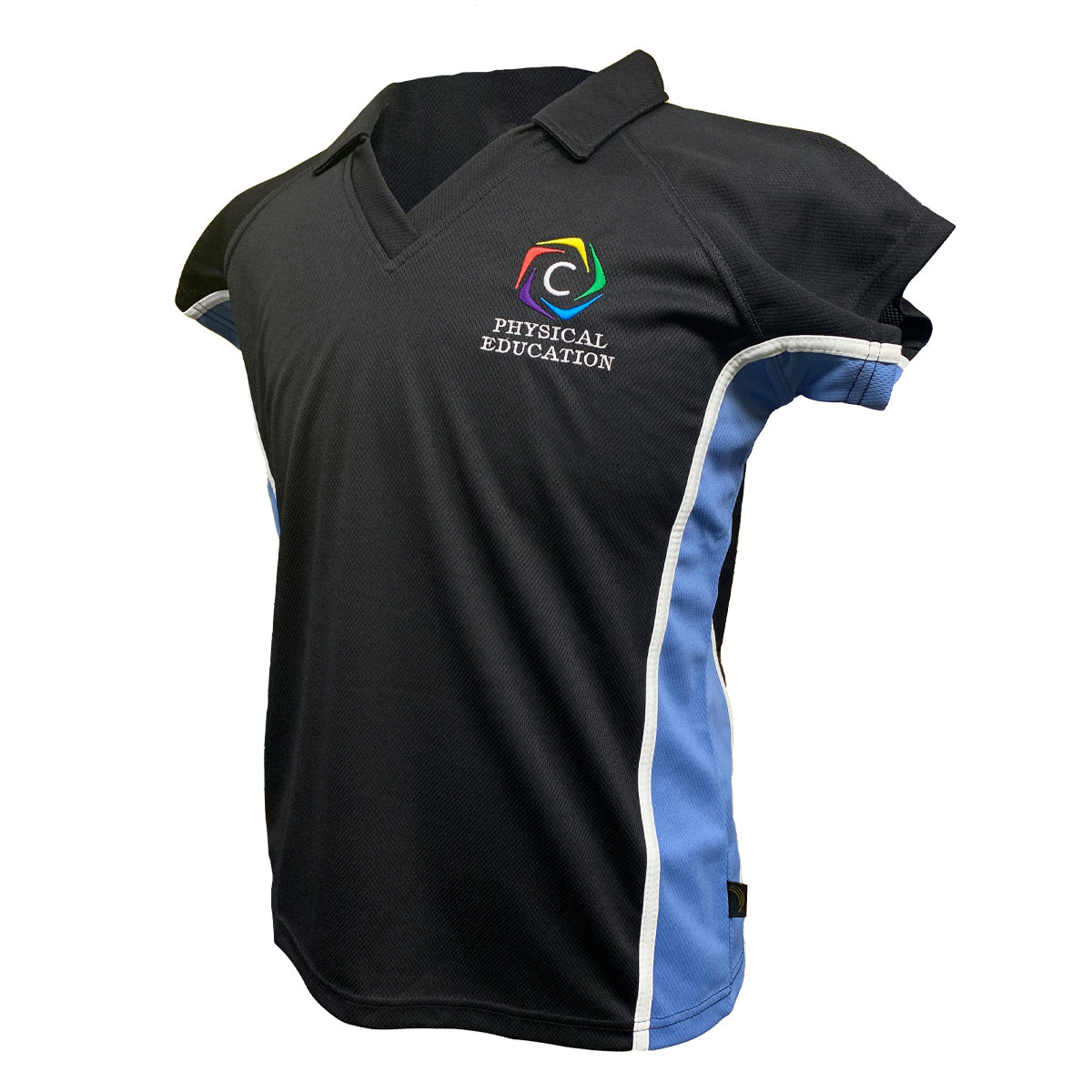 Churchill Girls PE Polo Shirt Windsor House Blue