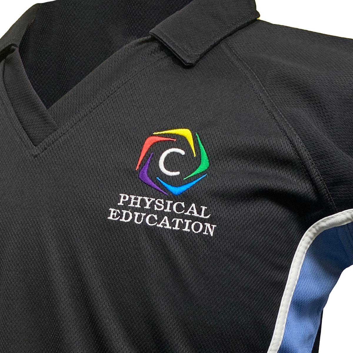 Churchill Girls PE Polo Shirt Windsor House Blue