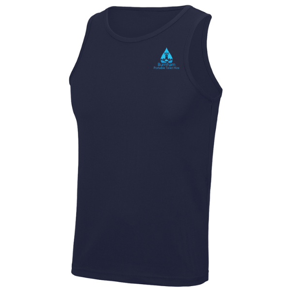 BPTH Mens Polyester Vest- Navy