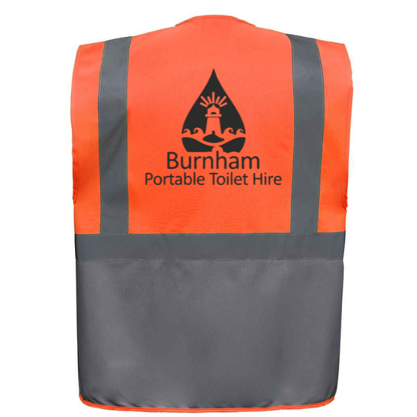 BPTH Executive Waistcoat Orange/Navy