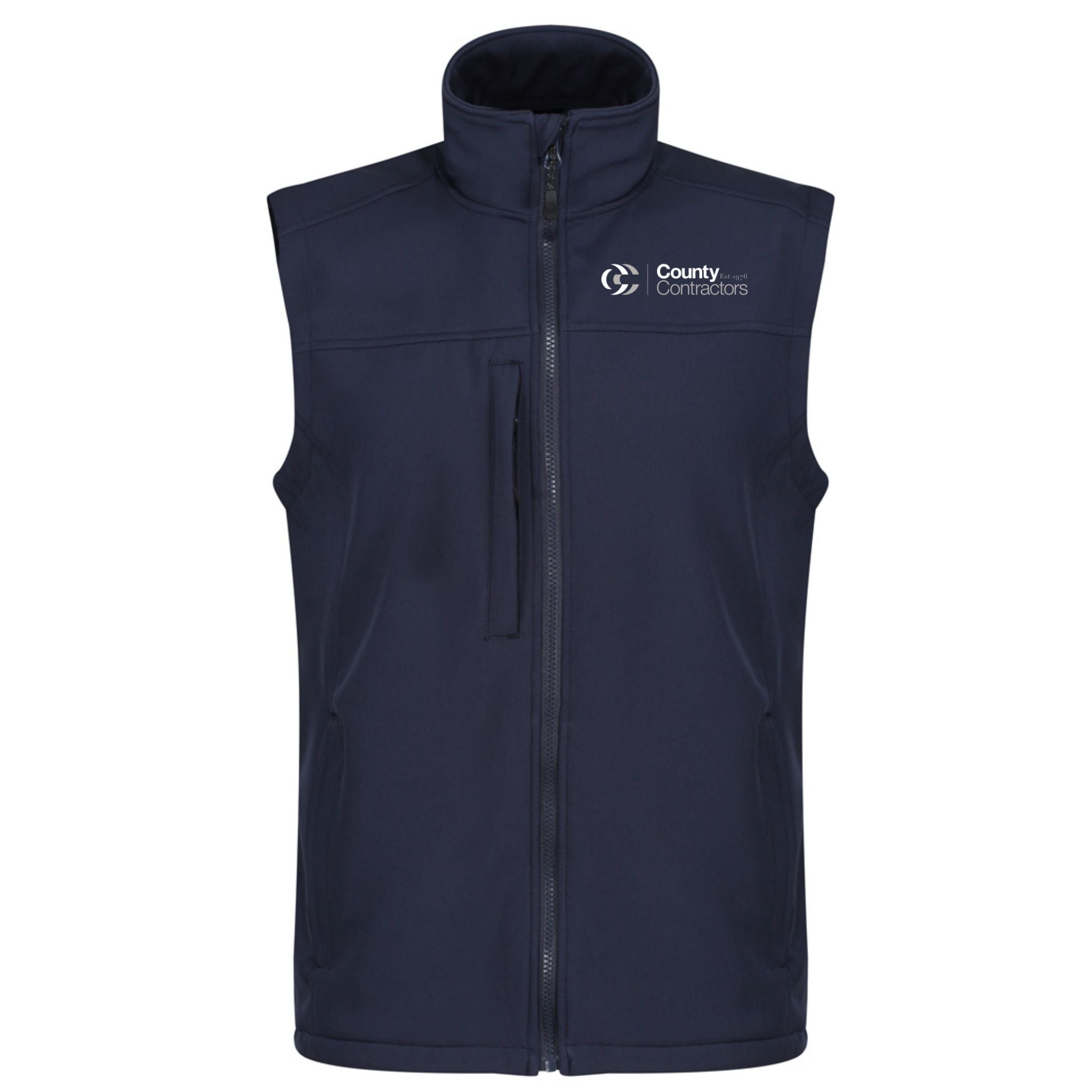 County Contractors Soft Shell Gilet - Navy