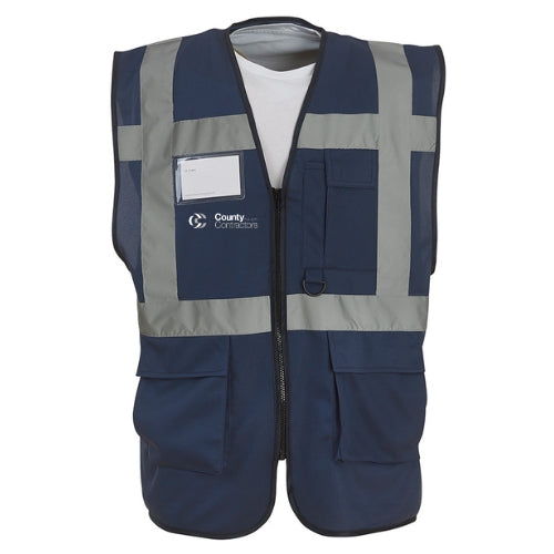 County Contractors Executive Hi Viz Vest