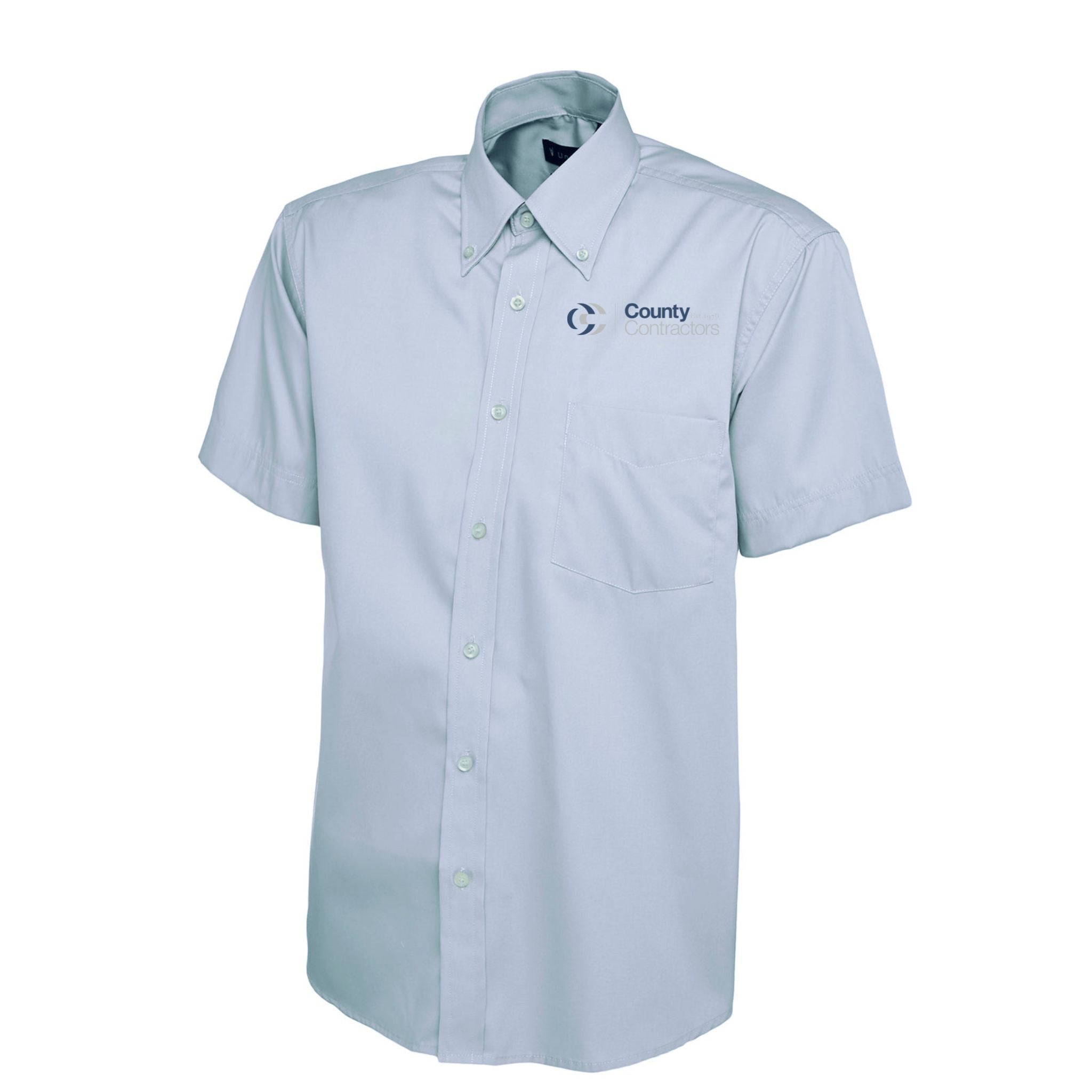 County Contractors Short Sleeved Oxford Shirt