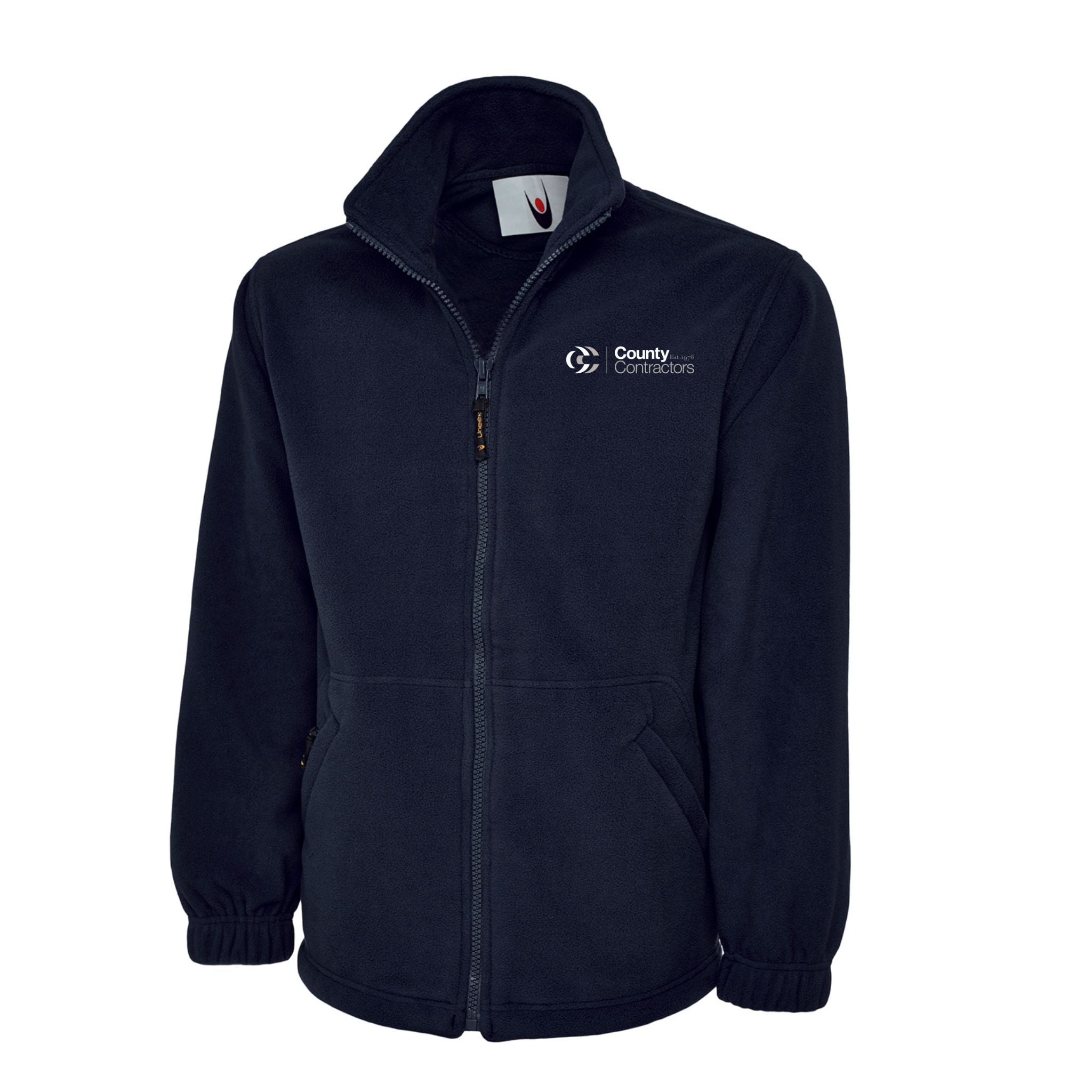 County Contractors Classic Fleece Jacket - Navy
