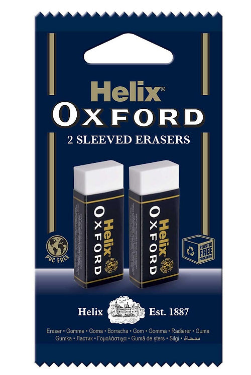 Oxford Large Eraser Twin pack