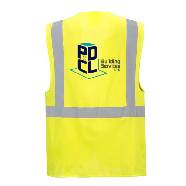 PD&CL Senior Management Hi Viz Vest - Yellow