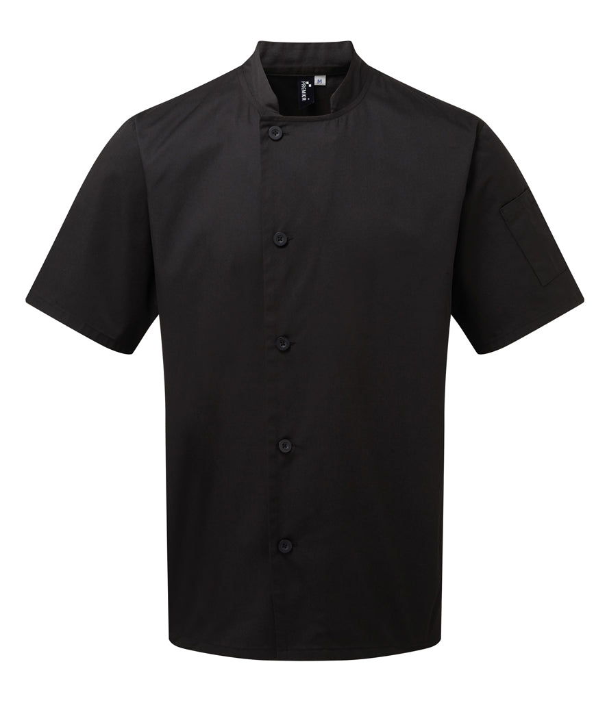 Premier Short Sleeved Chefs Tunic
