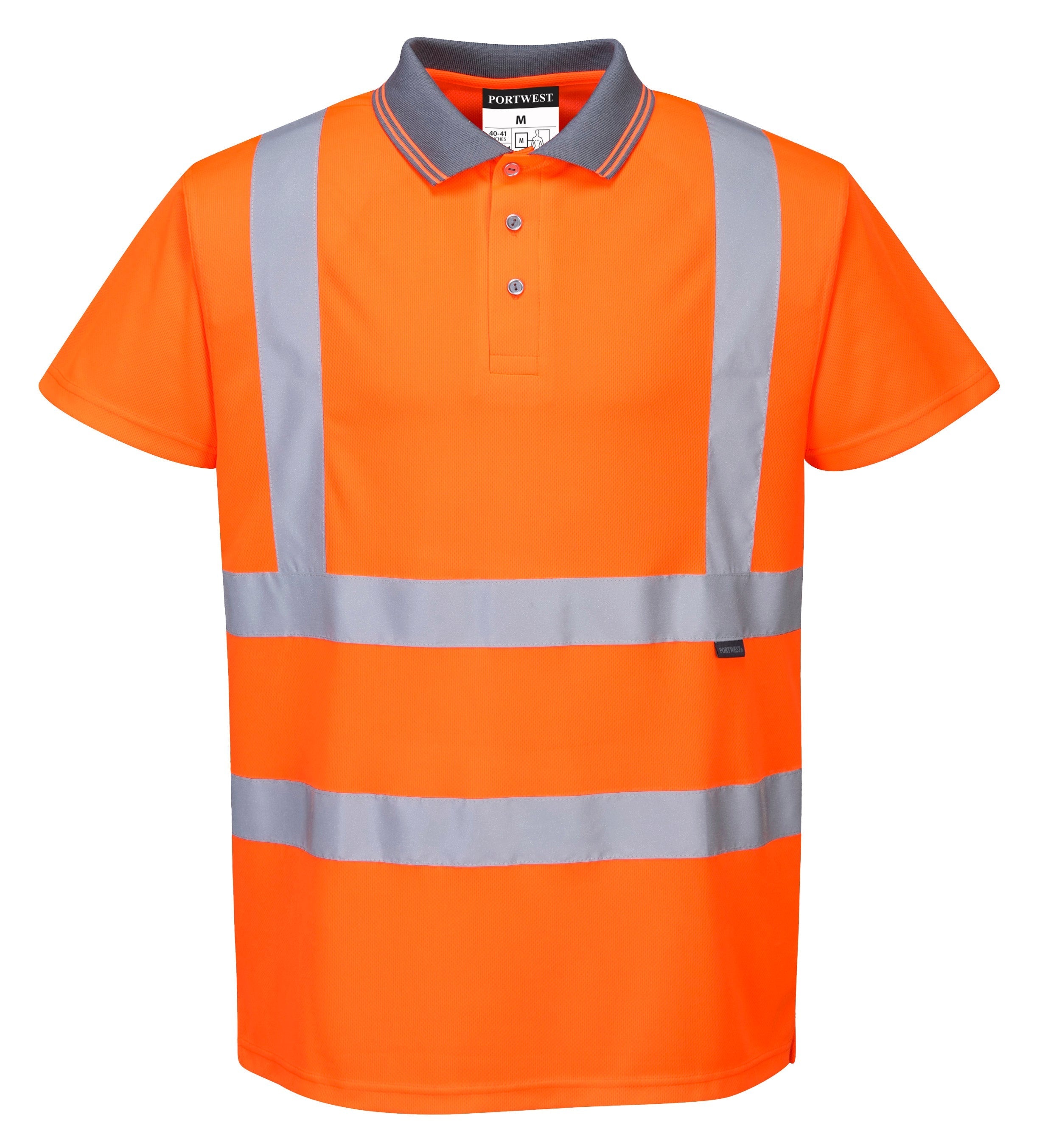 RTK Group Hi Viz Short Sleeved Polo Shirt - Orange/Yellow