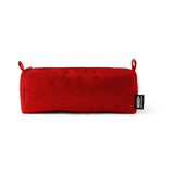 Red recycled material pencil case