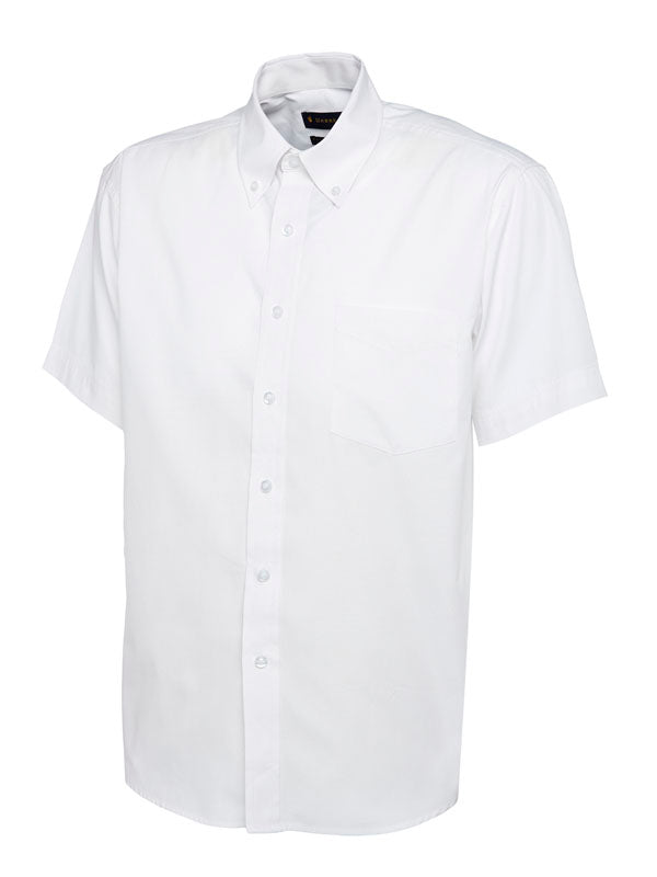 Fisher & Dean Short Sleeved Oxford Shirt