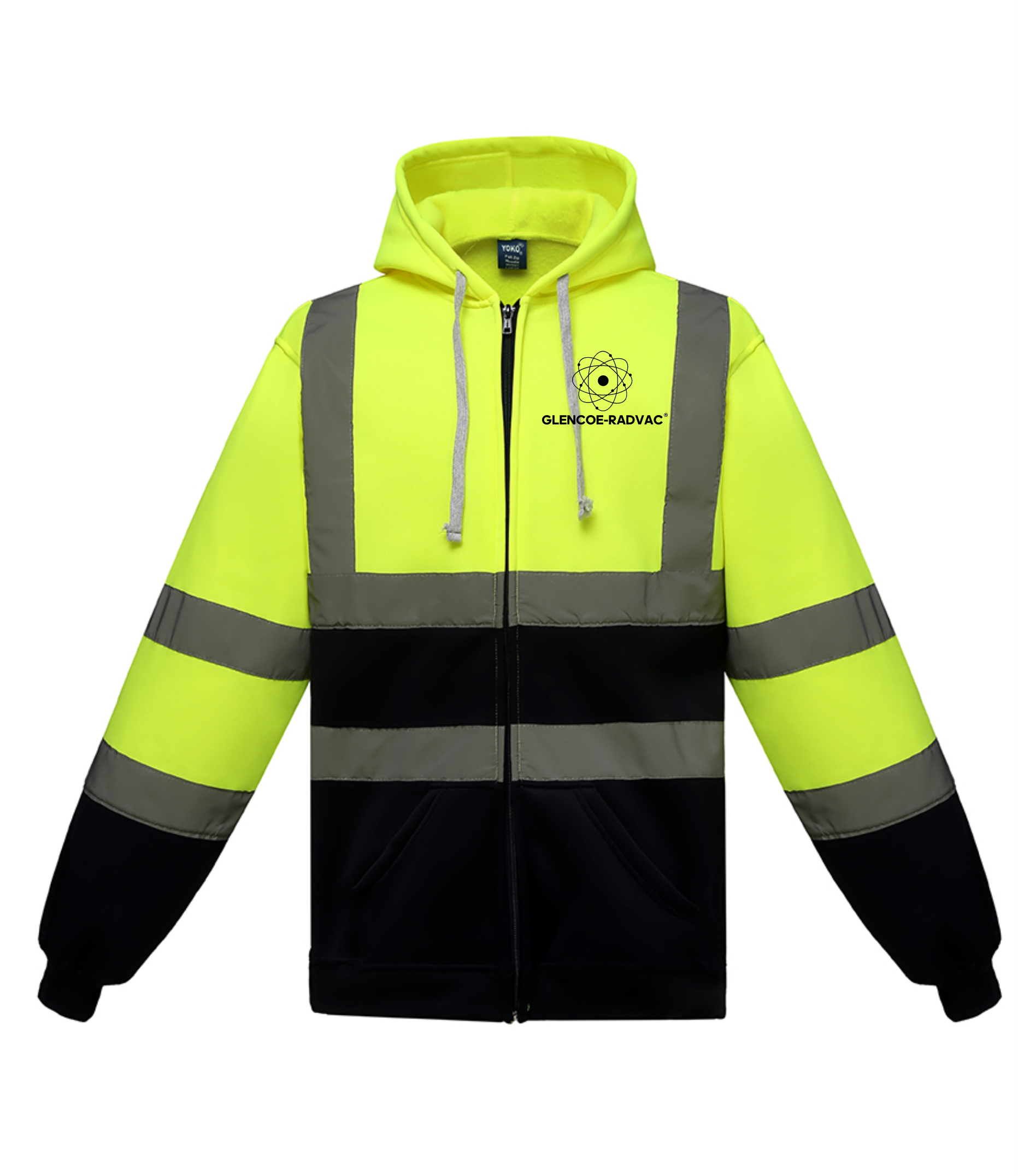 Glencoe-Radvac Hi-Vis Zipped Hoodie