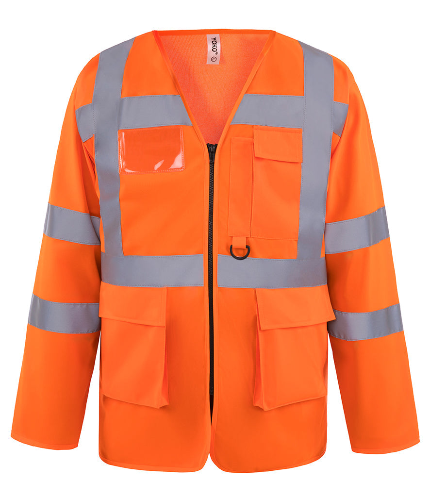 KRG Transport Executive Long Sleeve Waistcoat - Orange