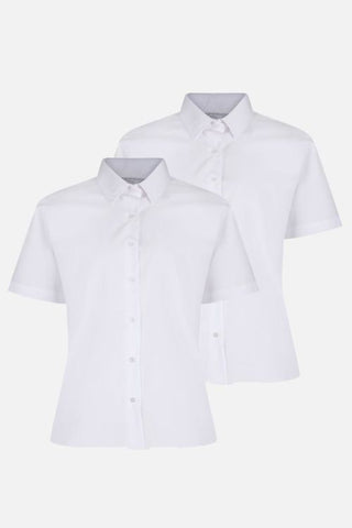 Trutex Easycare White Blouse  - Short Sleeve