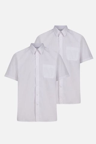 Trutex Easycare White Shirts - Short Sleeve