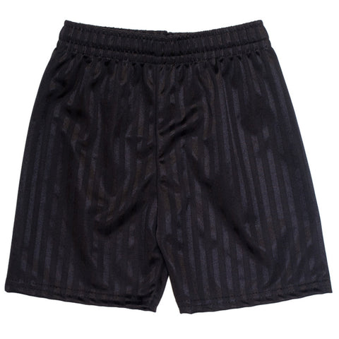 Precision Black Unisex Shadow Stripe PE Short