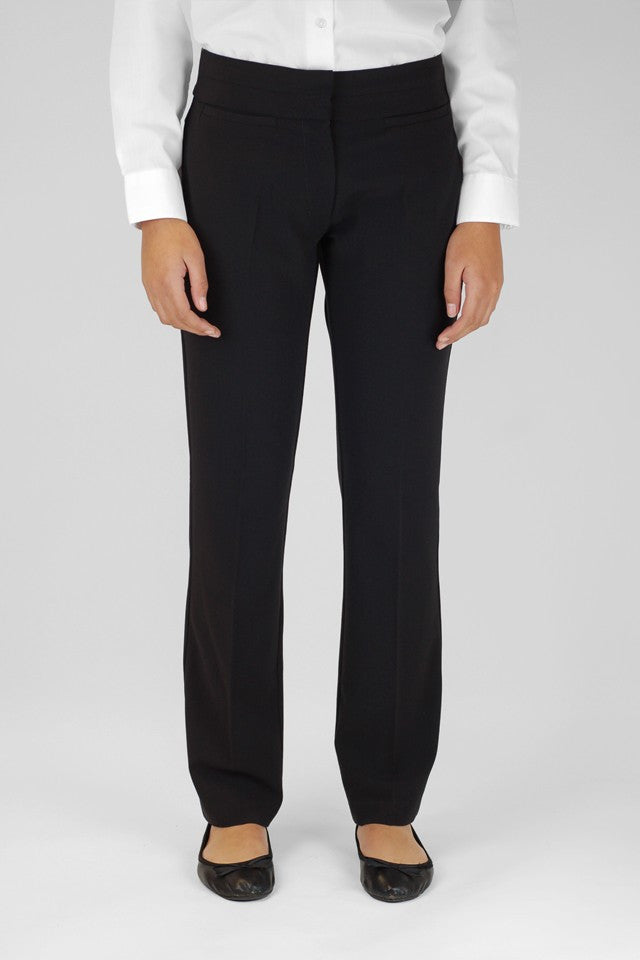Trutex Girls Slim Leg Trouser Black
