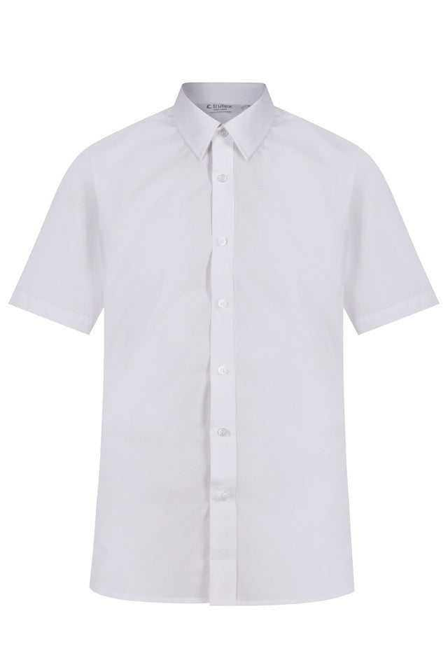 Slim fit white clearance short sleeve shirt
