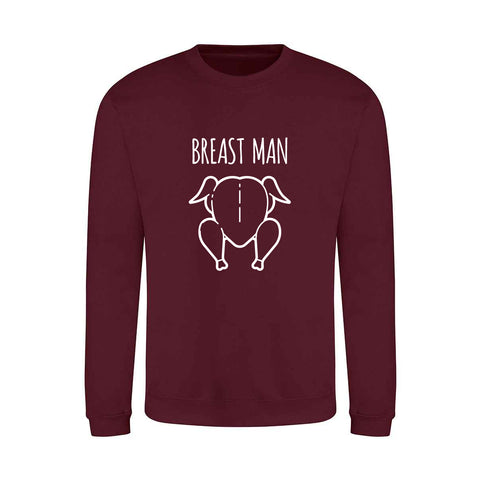 Maroon Christmas Novelty Jumper