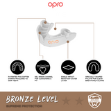 Opro Jnr Bronze Self Fit Mouthguard